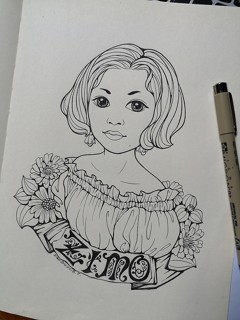 人像练习（图ZMjAxMzI3MDY0） - 创作习作 - 站酷设计师裘裘画球球原创素材 - 站酷ZCOOL