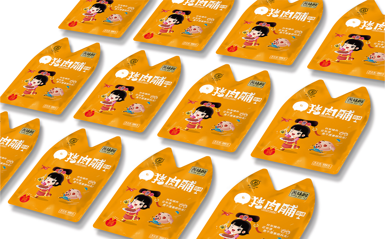 快消食品包装插画设计