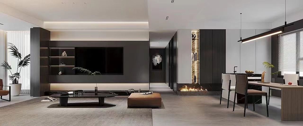 效果图--客餐厅