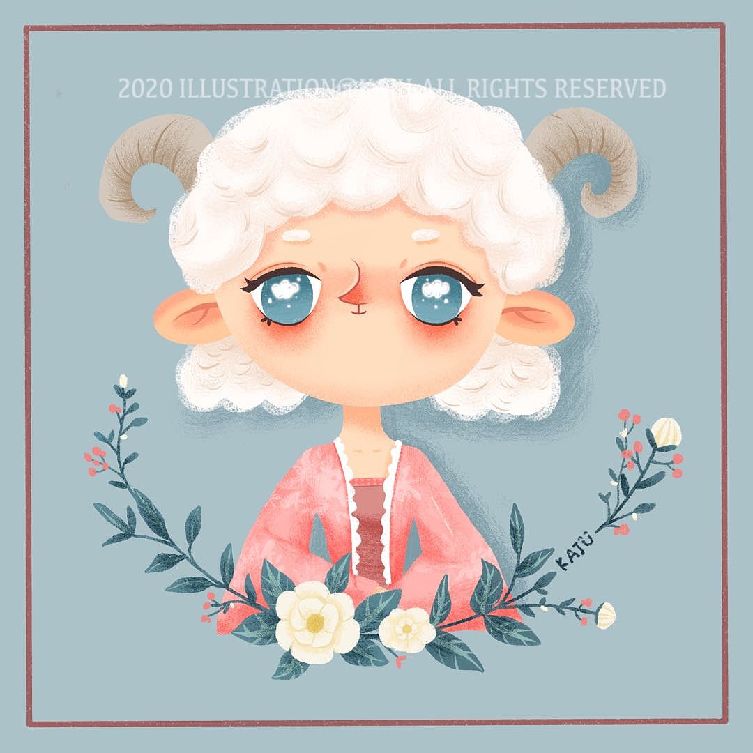 动物系女孩（图ZMjAzMDM0MTk2） - 儿童插画 - 站酷设计师卡橘kaju原创素材 - 站酷ZCOOL