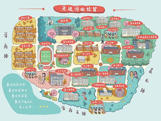 手繪地圖單頁(yè)設(shè)計(jì)（個(gè)人主頁(yè)-ZMzg1OTI4MDQ=） - 宣傳物料 - 站酷設(shè)計(jì)師王卉millet原創(chuàng)素材 - 站酷ZCOOL