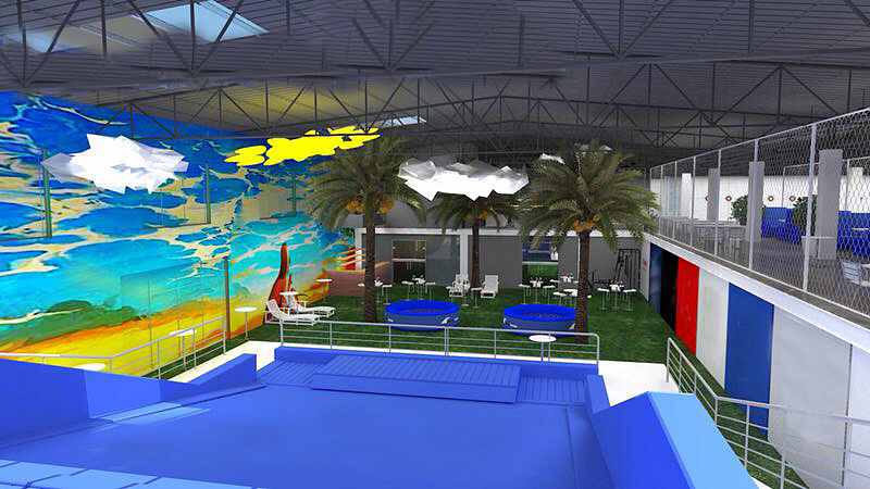 假如你有一家冲浪馆你会把它装修成这样嘛?