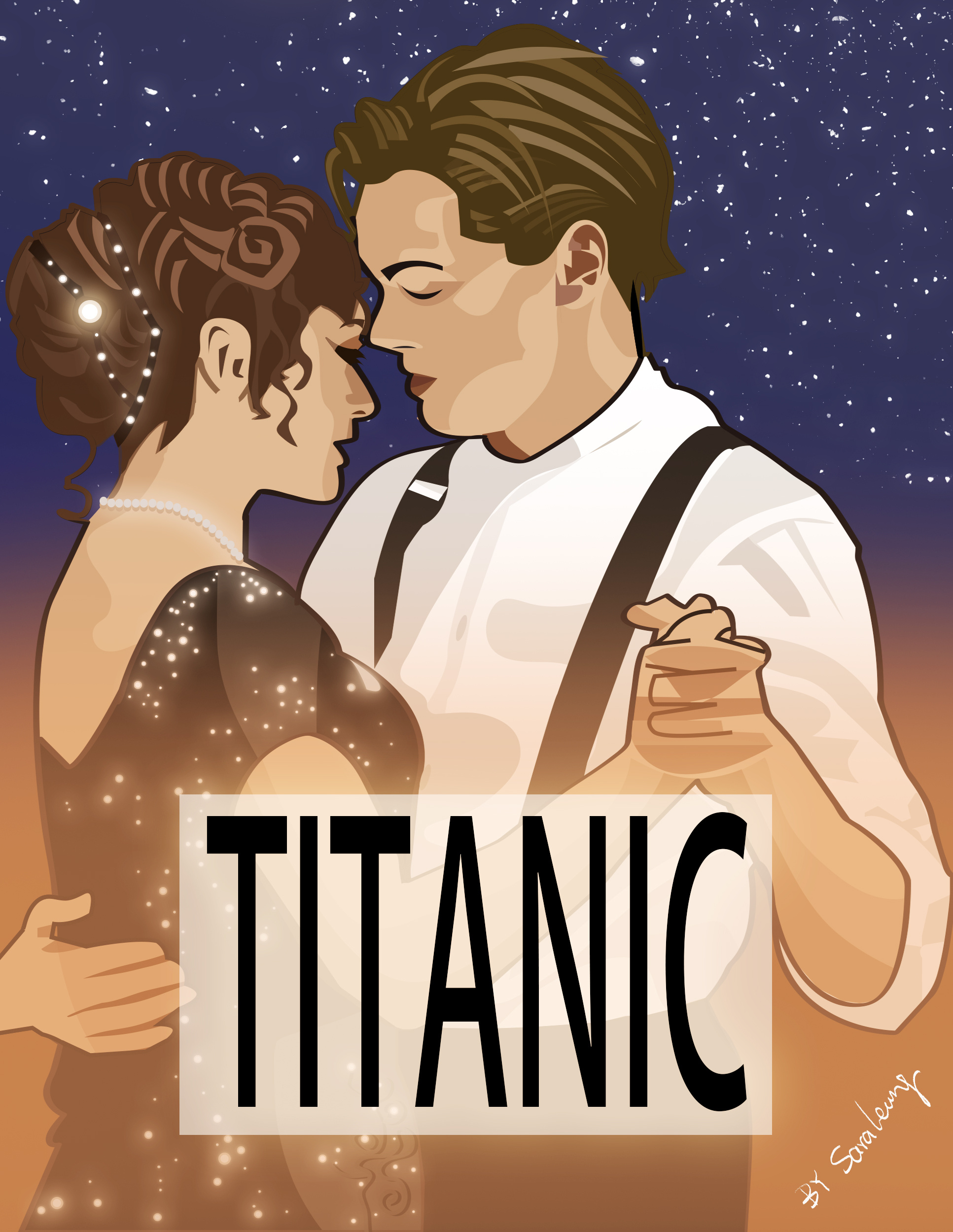 电影插画《泰坦尼克号》