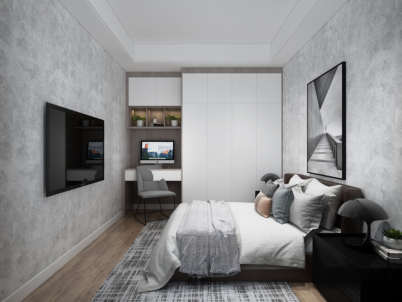 轻奢+现代风格,营造多元化空间!