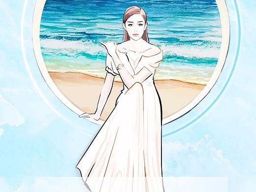 水彩の夏