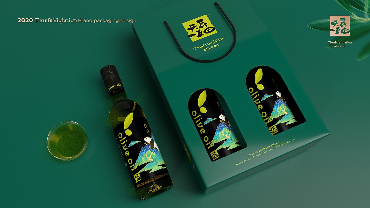 橄榄油包装-天府一丘田品牌包装升级（图ZMjMyNzM2NjYw） - 包装 - 站酷设计师刘旭创意原创素材 - 站酷ZCOOL