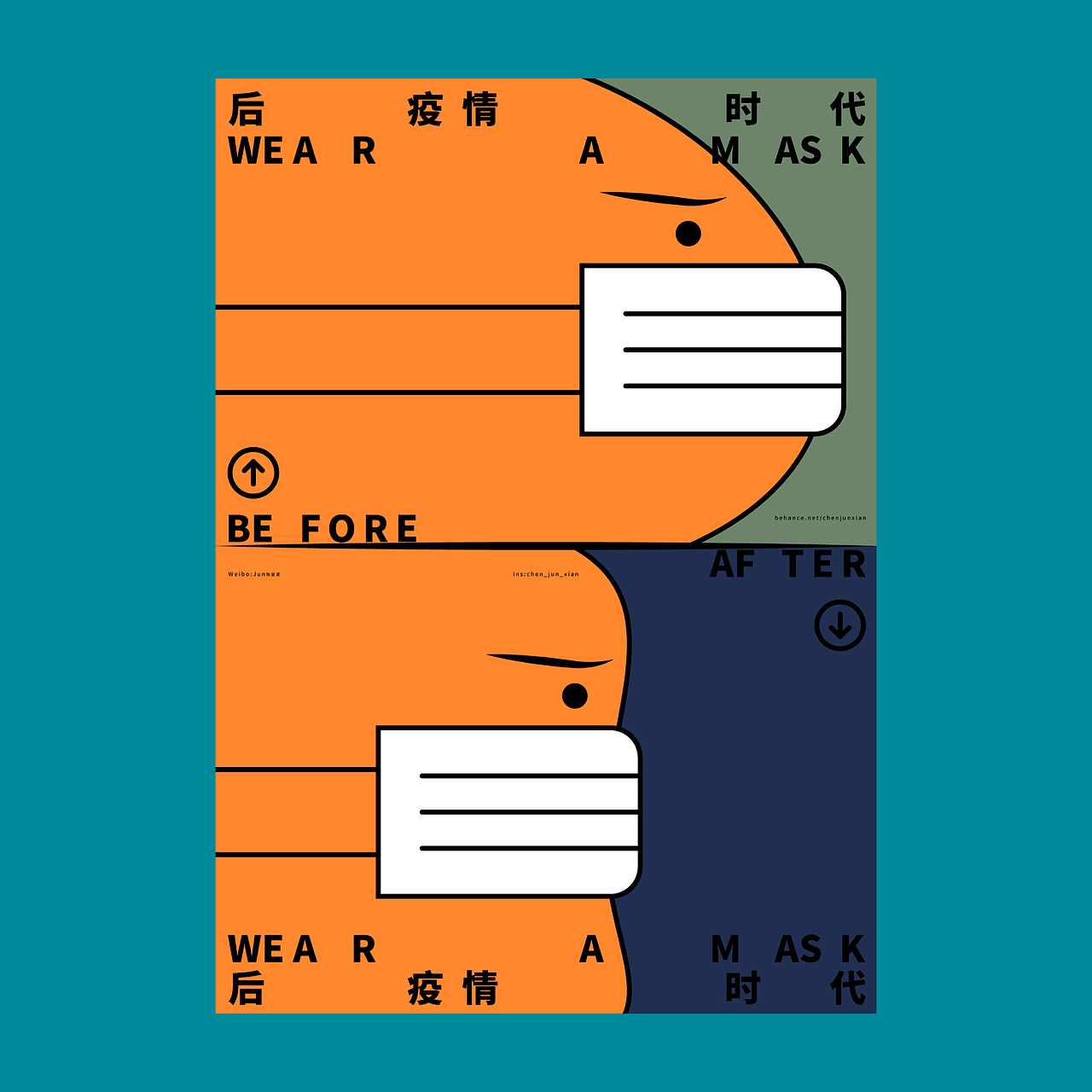 后疫情时代wearamask