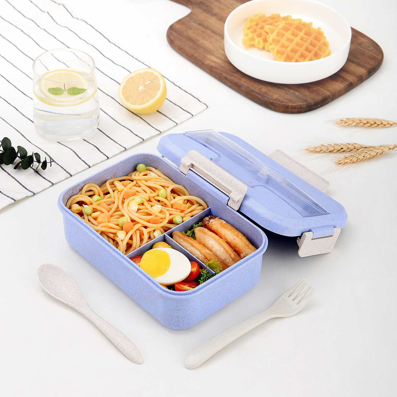 便当盒饭盒 × 静物拍摄×亚马逊拍摄 | 电商产品摄影