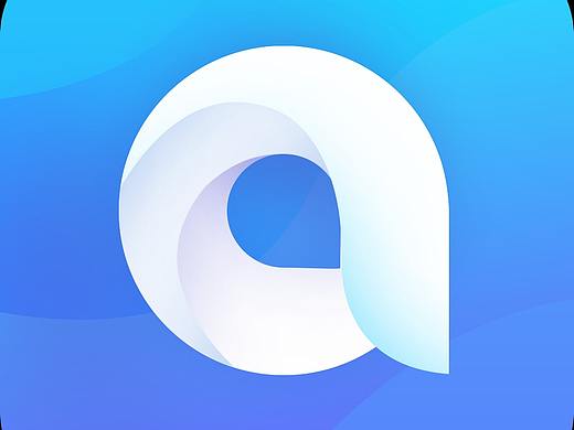 小型APP-logo冷色调设计