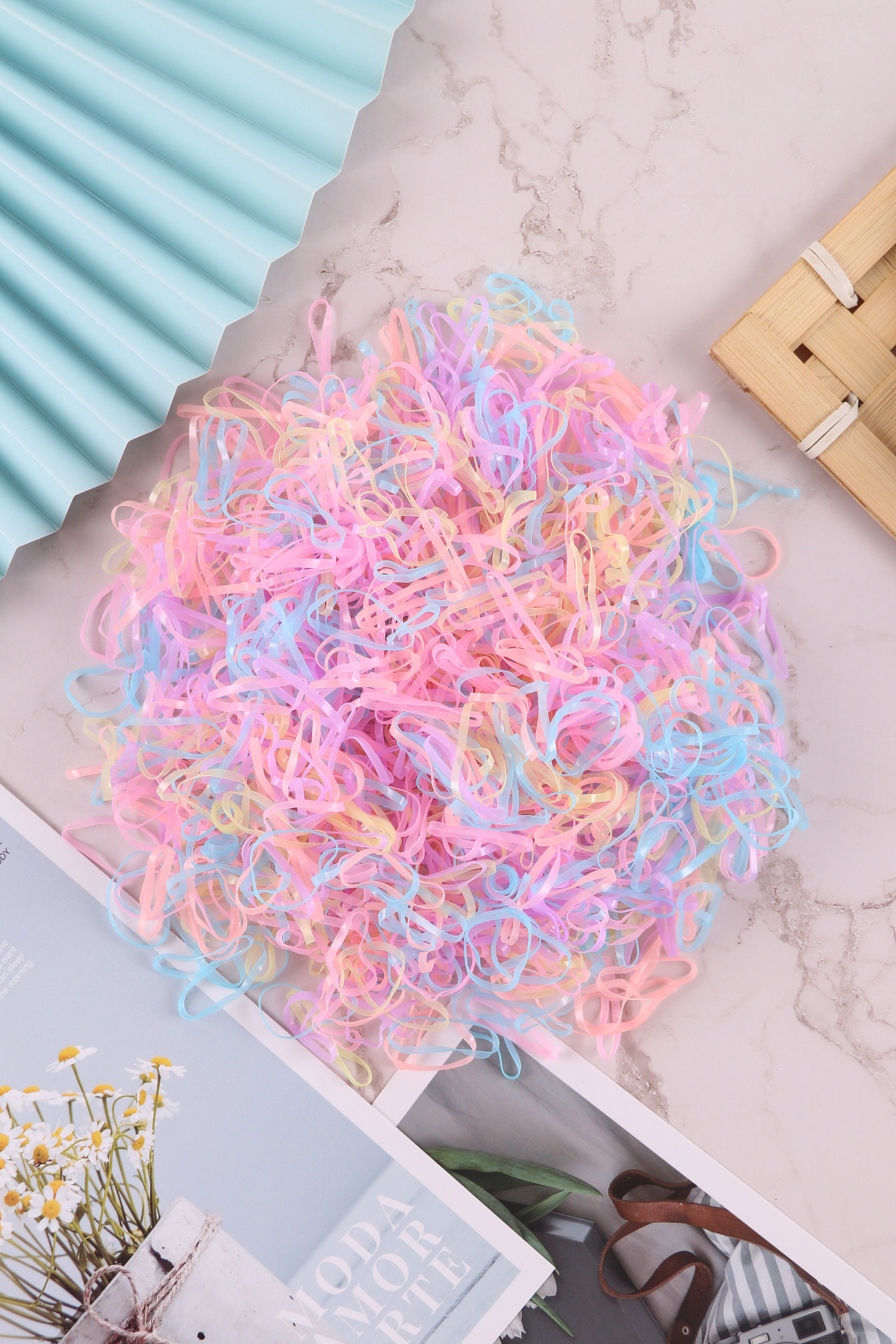 B01服饰配件\C99-其他\V04五彩发圈X1（图ZMjU1NDUwNDU2） - 产品摄影 - 站酷设计师图海网原创素材 - 站酷ZCOOL