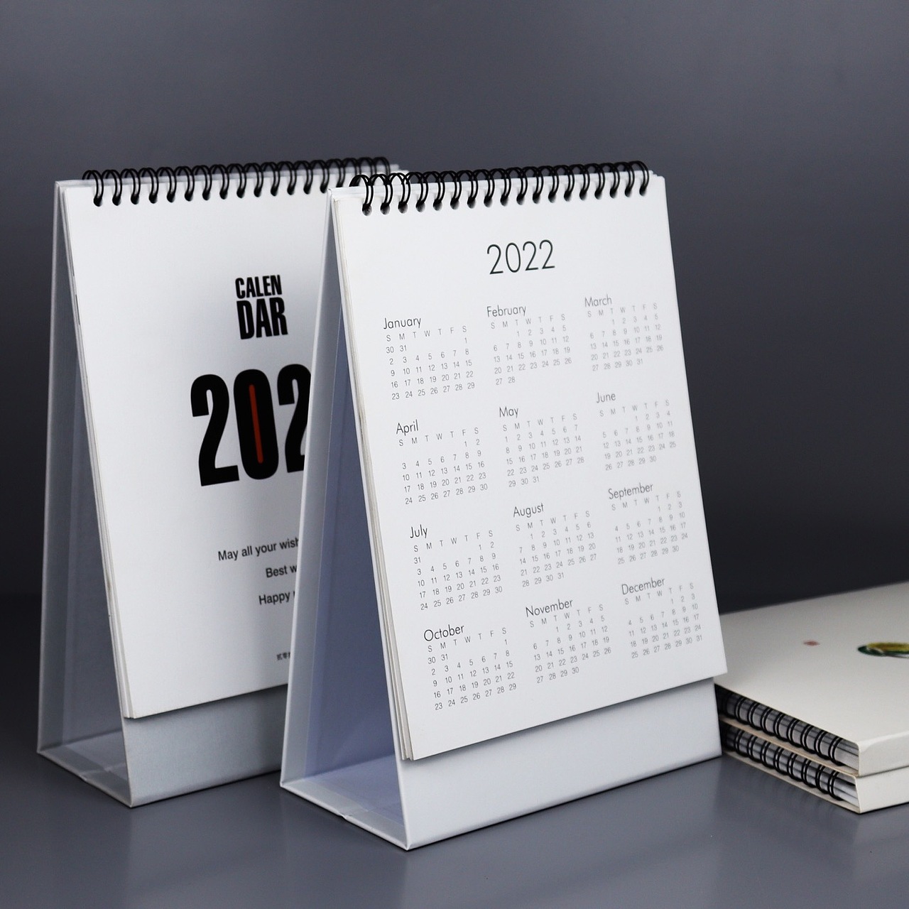 2021年商务简约台历