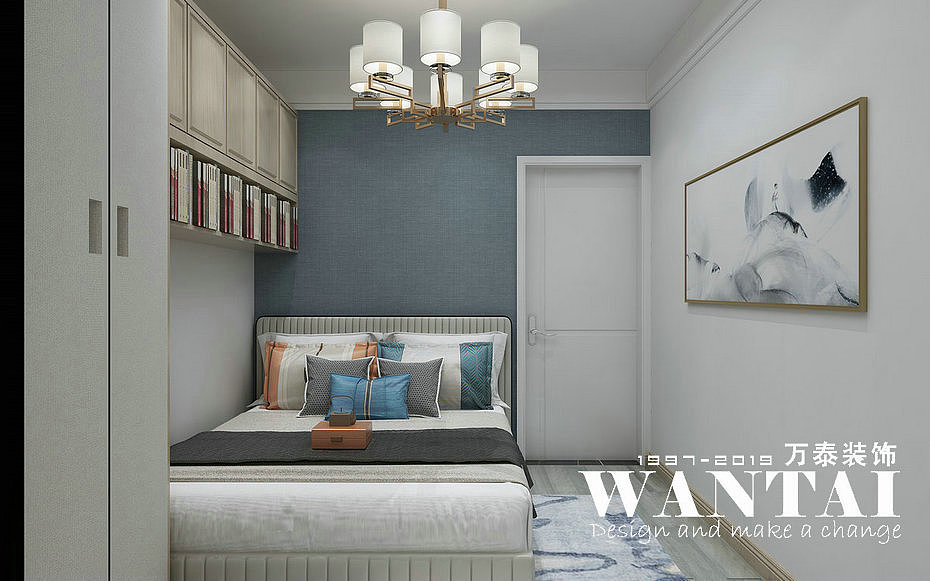 泰安泰和家苑装修 | 泰和家苑 79 m² 新中式装修效果图