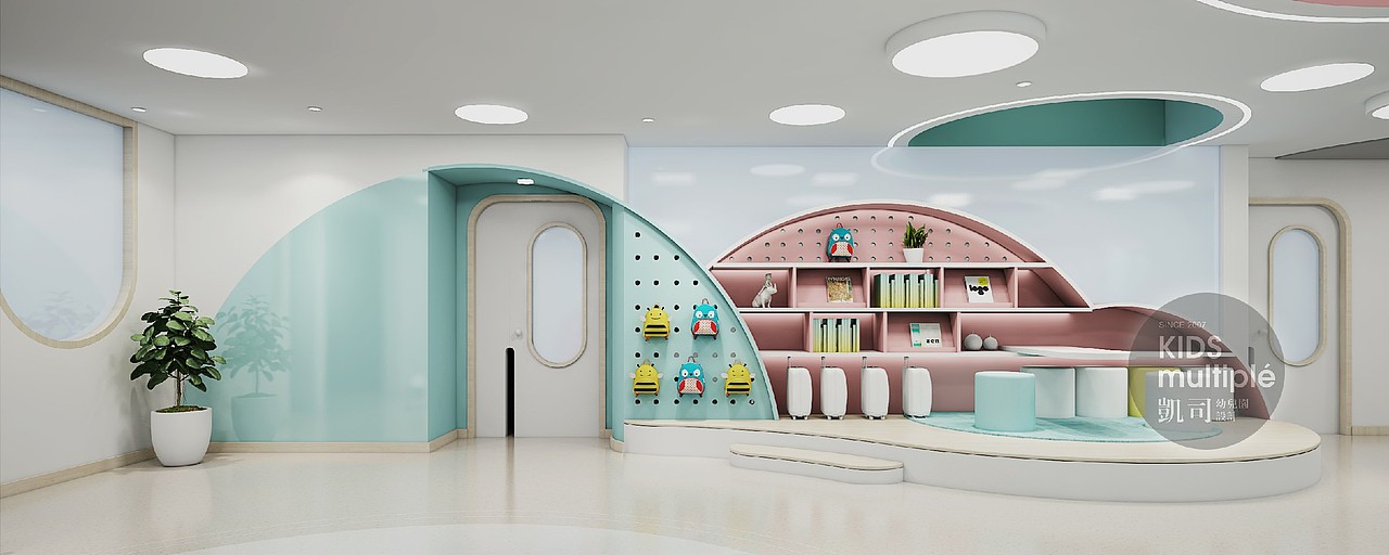 希萌小象托育中心（图ZMjExNjIxNzEy） - 家装设计 - 站酷设计师幼儿园建筑设计原创素材 - 站酷ZCOOL