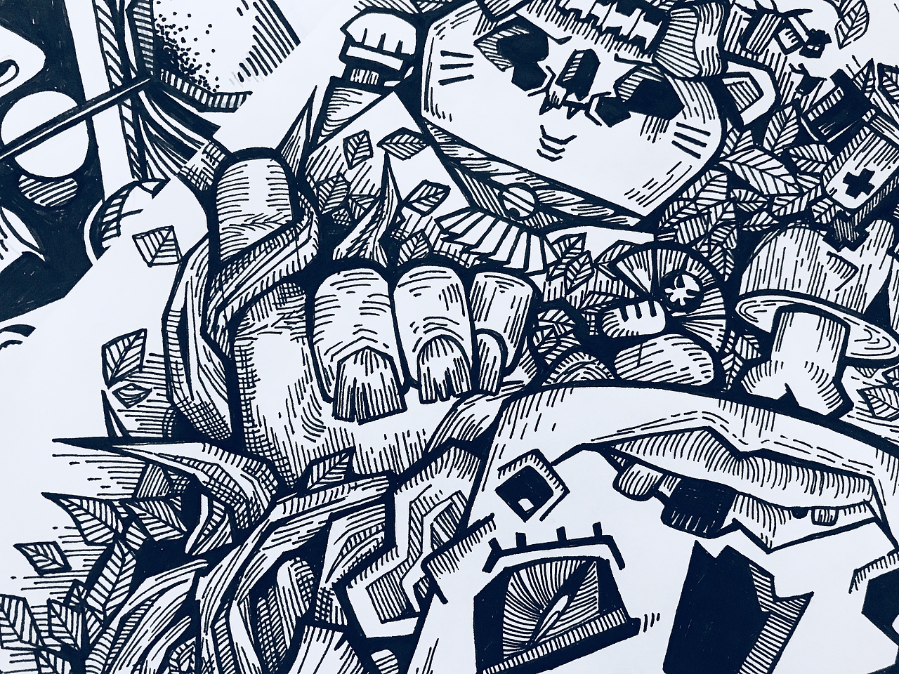 涂鸦（图ZMTA5MTM4MDky） - 新锐潮流插画 - 站酷设计师周二粥zozo原创素材 - 站酷ZCOOL