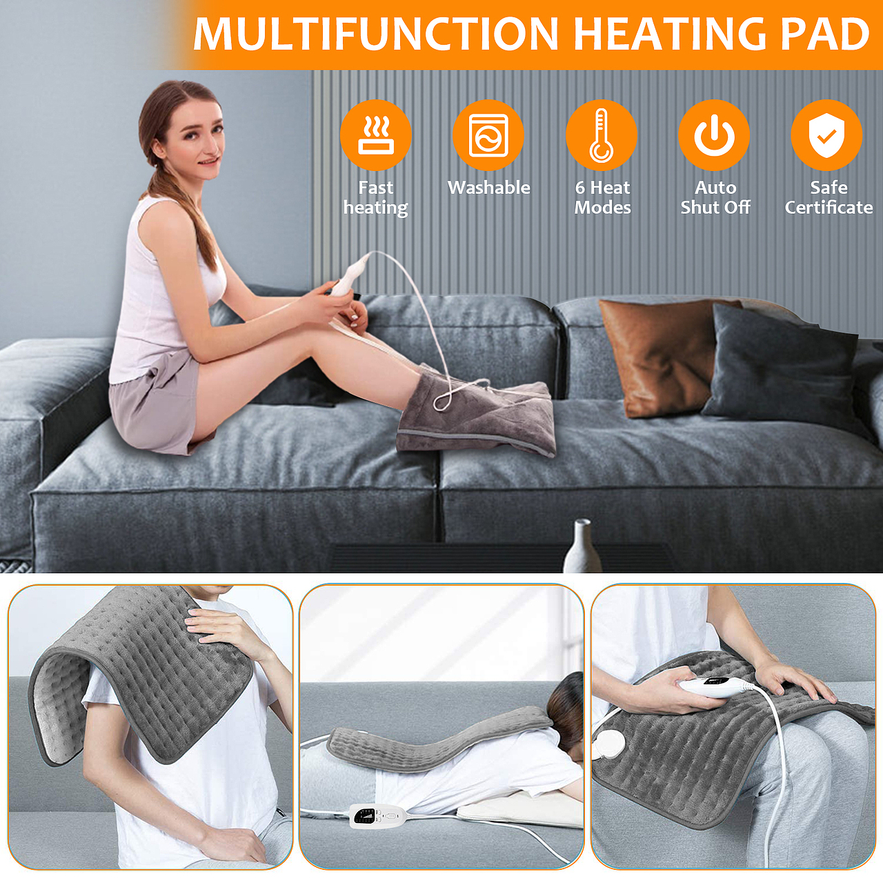 亚马逊主图（电热毯）（图ZMjc1MzAxMTYw） - 电商 - 站酷设计师臭翻原创素材 - 站酷ZCOOL