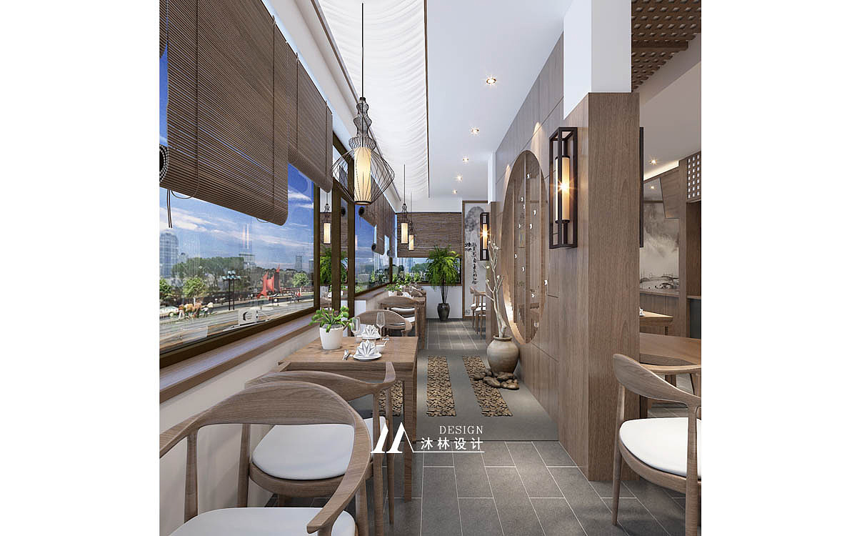 禅意中餐厅设计快餐厅设计连锁餐厅设计太原沐林设计