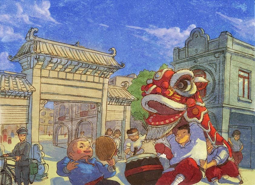 新年贺图（图ZMTM4MTg0NjA=） - 商业插画 - 站酷设计师KinYip原创素材 - 站酷ZCOOL