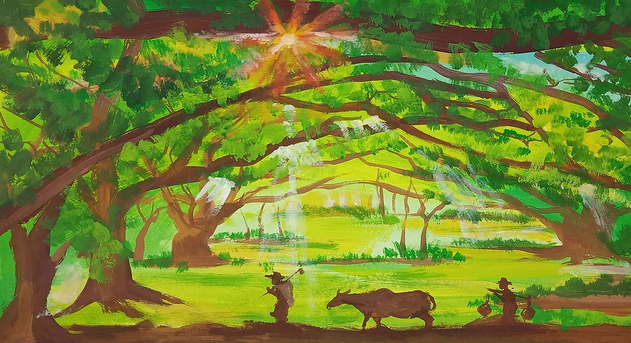 水粉的魔力《国家地理杂志篇》|插画|创作习作|文尧与猫_原创作品
