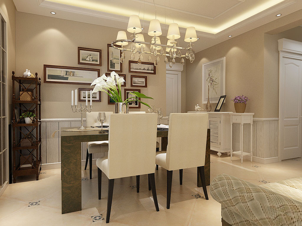 【石家庄阳光力天装饰】城南春天田园风格装修效果图