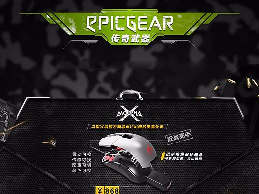 EPICGEAR电商首页模块
