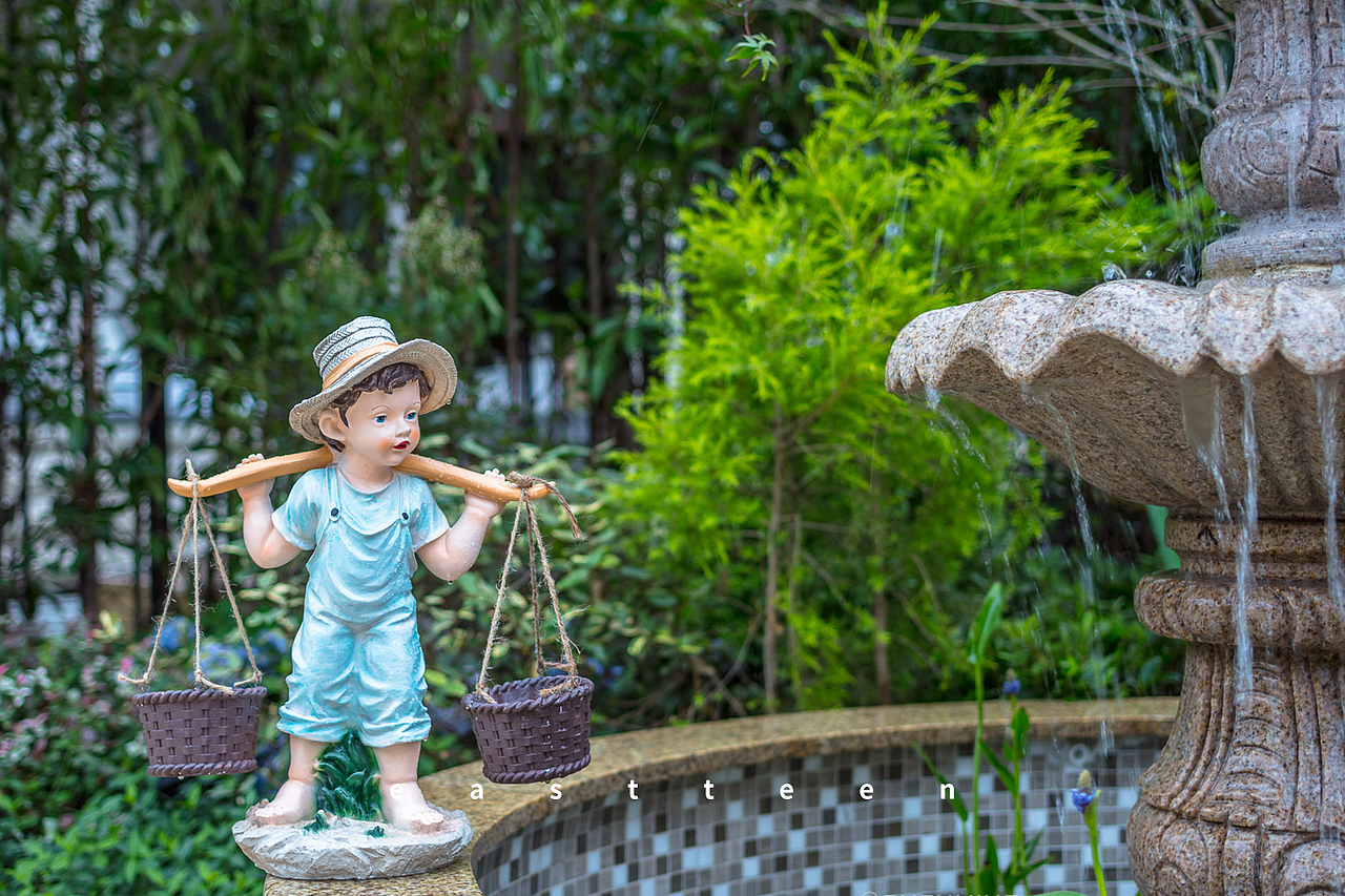 水景虽然只有一小块区域,但一样可以起到的点睛之笔的效果。