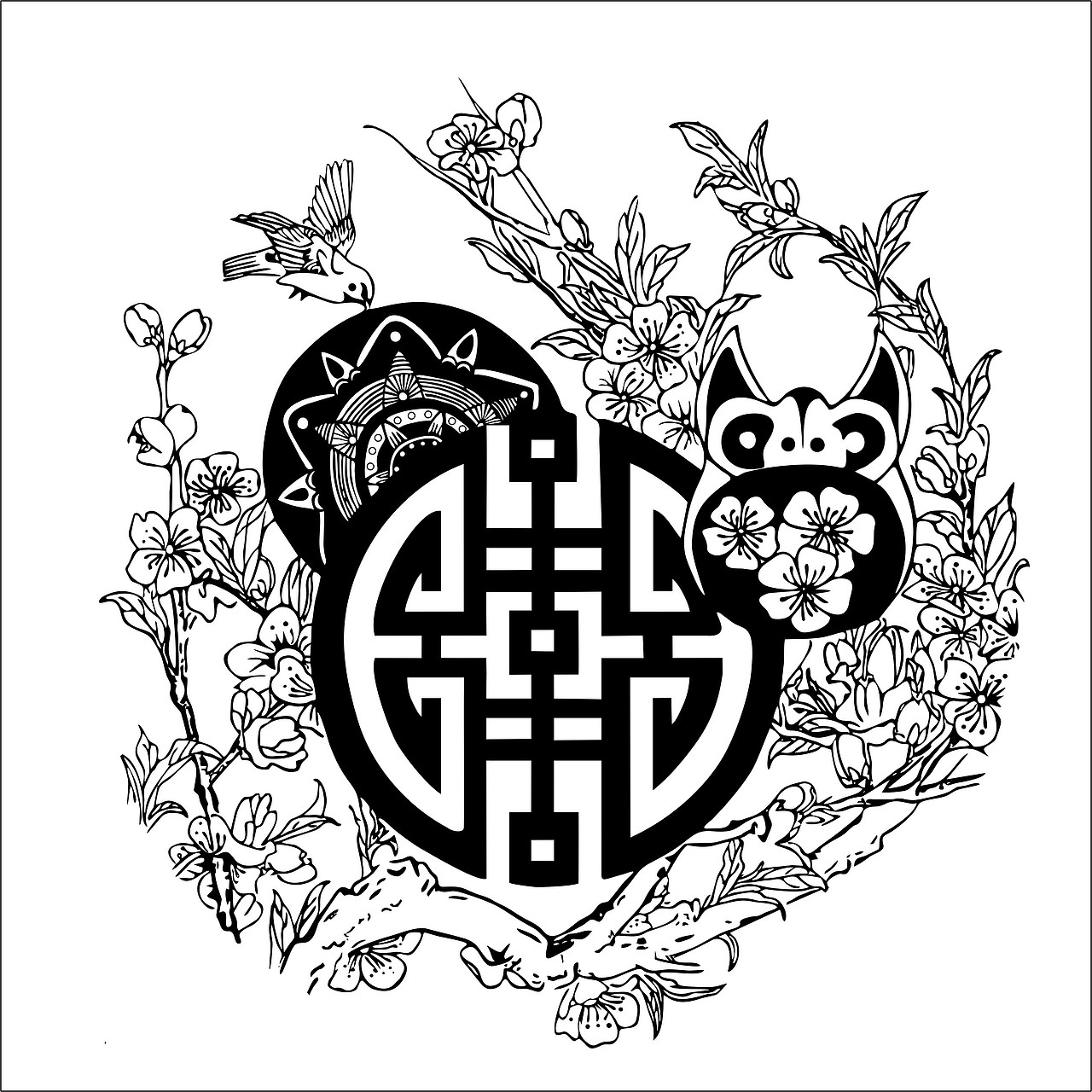 瓦猫之福禄寿喜