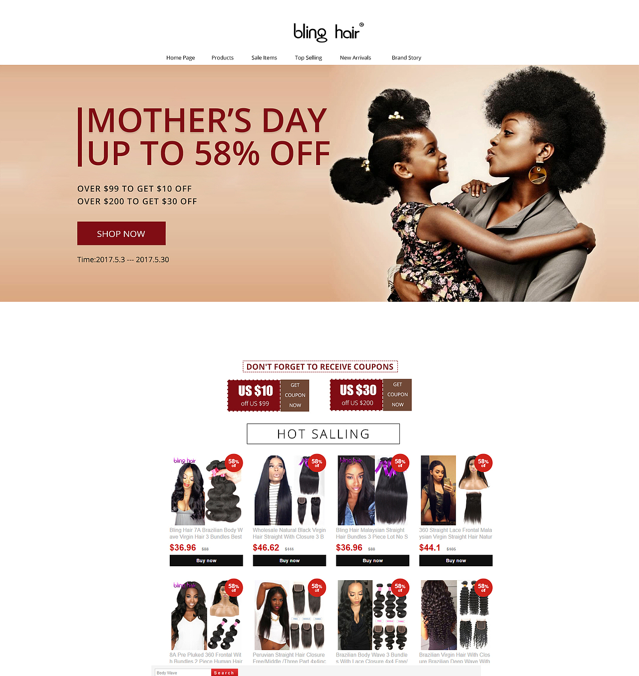 假发网页设计（图ZODAxMTMzMDg=） - 电商 - 站酷设计师zhanhuiwang原创素材 - 站酷ZCOOL