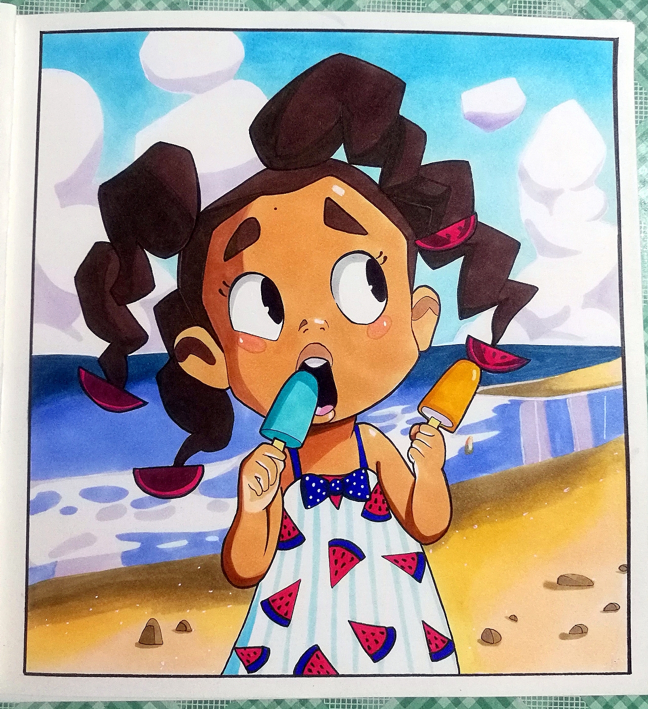 马克笔手绘 一些平时临摹的手绘作品