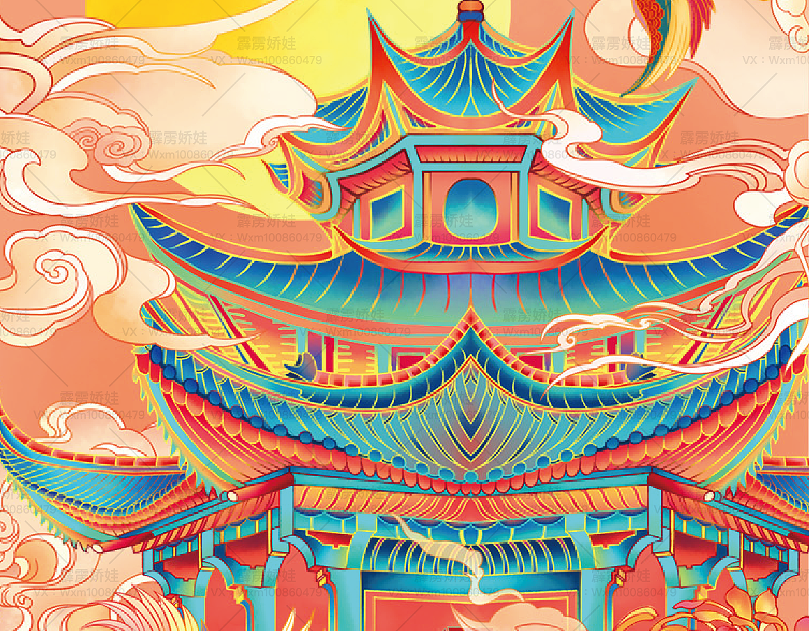 花好月圆/手绘海报——二