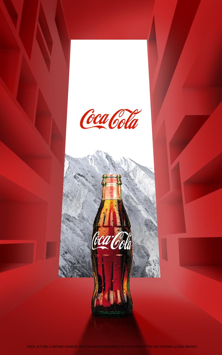 可口可乐创意海报分析图片