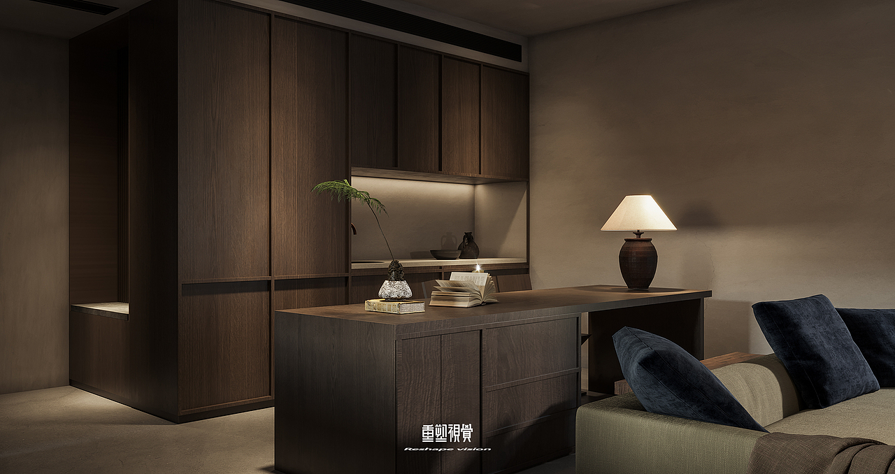 案例侘寂风设计的天花板 绝绝子