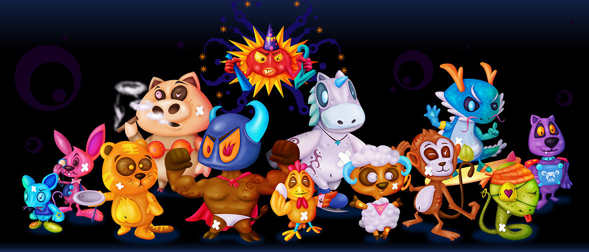 怪系列之12生肖