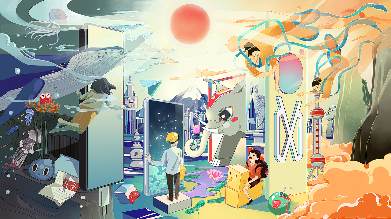 看世界|平面|海报|啊乱码_原创作品-站酷zcool