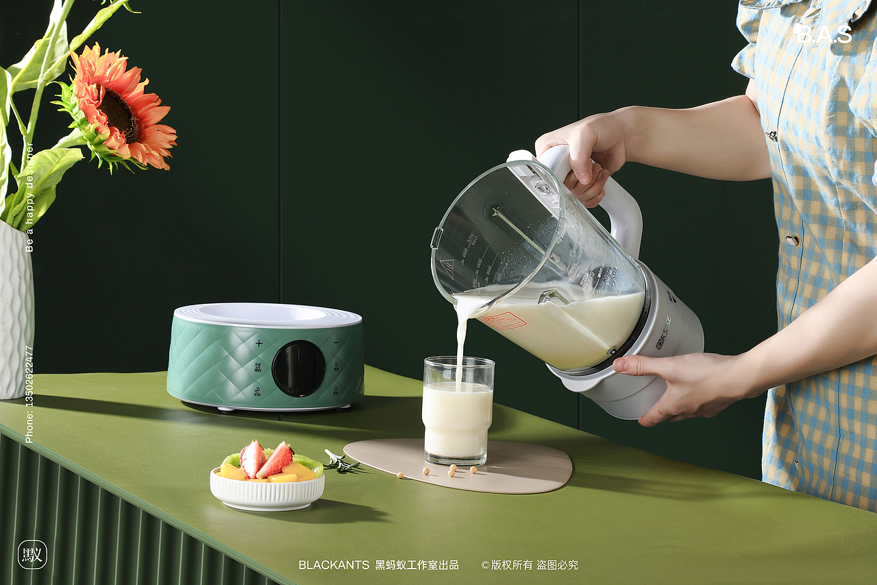 电商摄影|KSISE智能语音破壁机|小家电