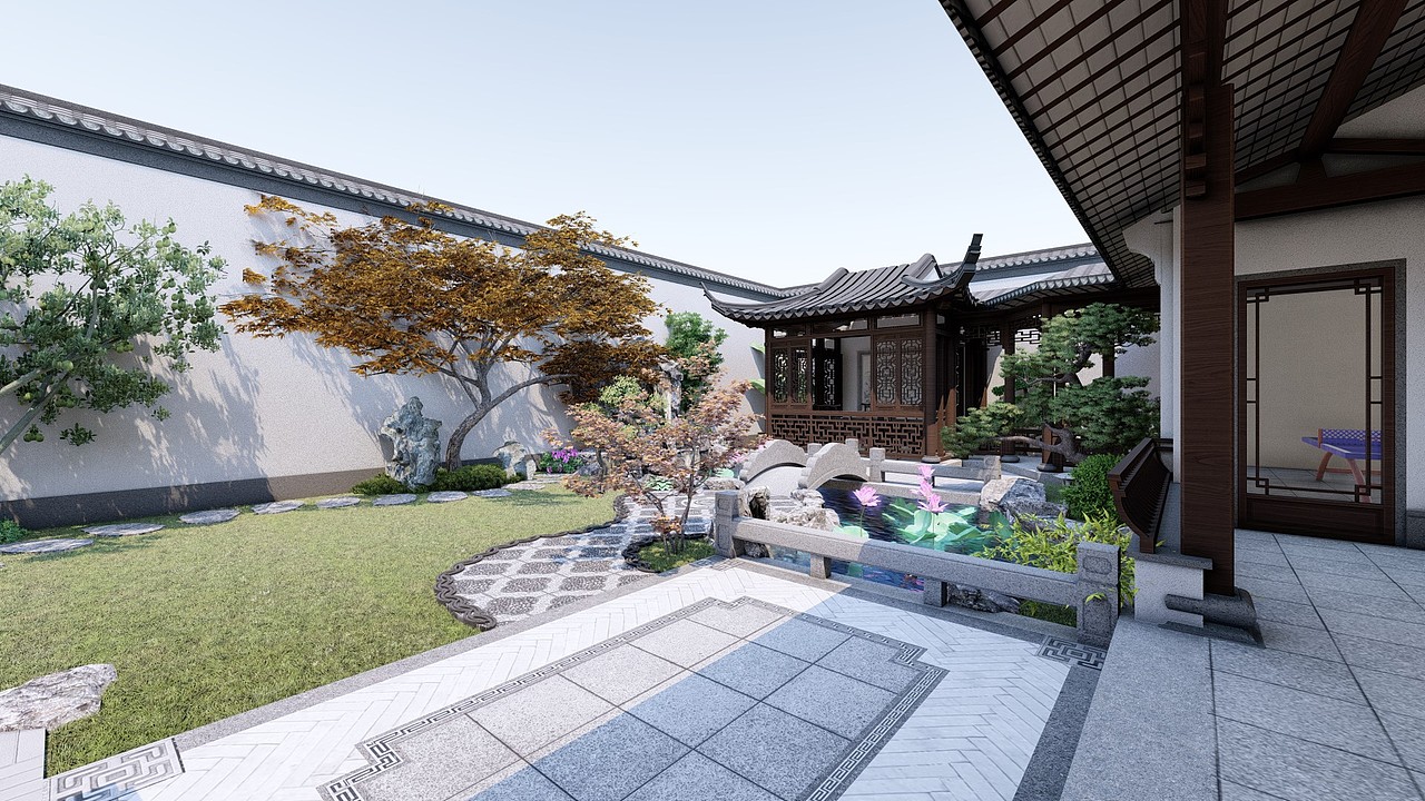 古典中式园境设计丨半亩园