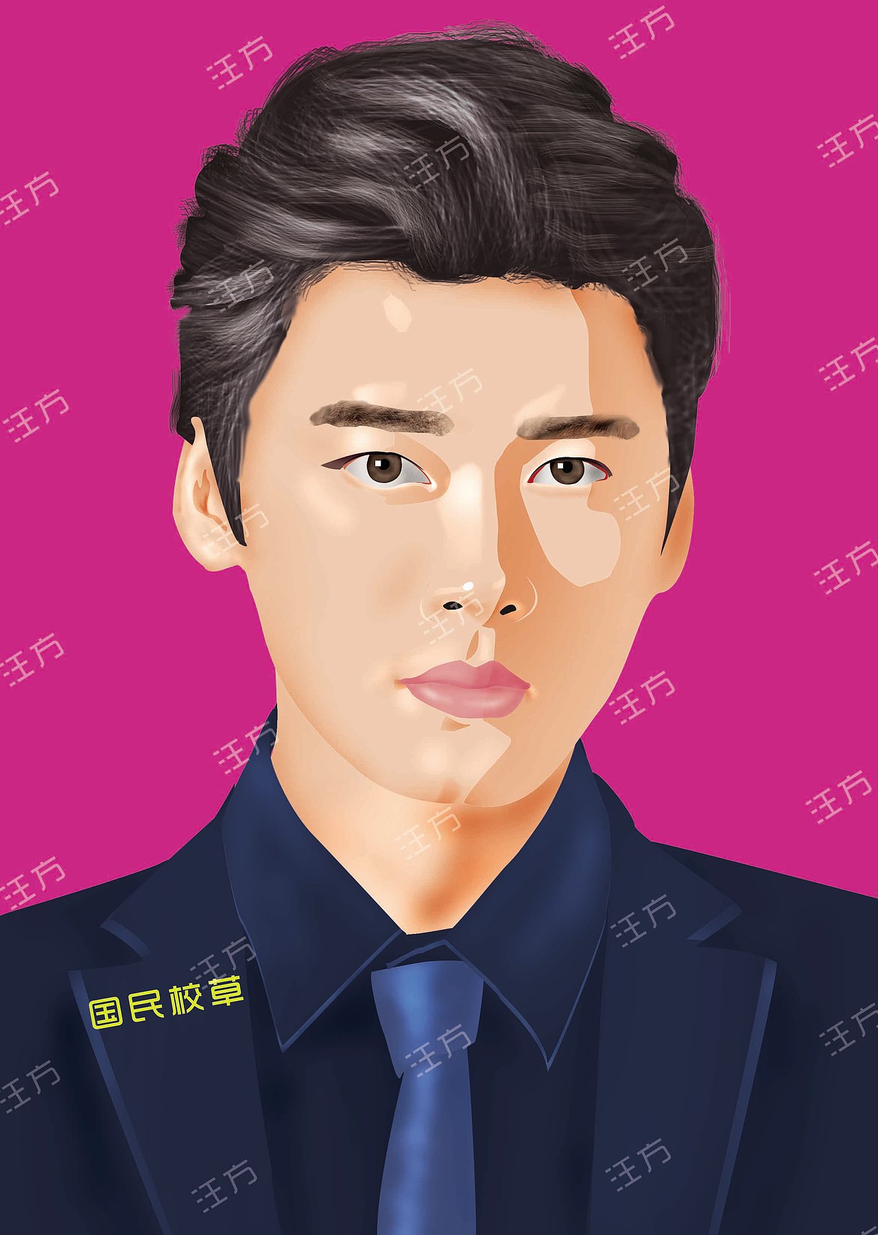 鼠绘人像（图ZMTMxNjQ0OTUy） - 创作习作 - 站酷设计师WF同学原创素材 - 站酷ZCOOL