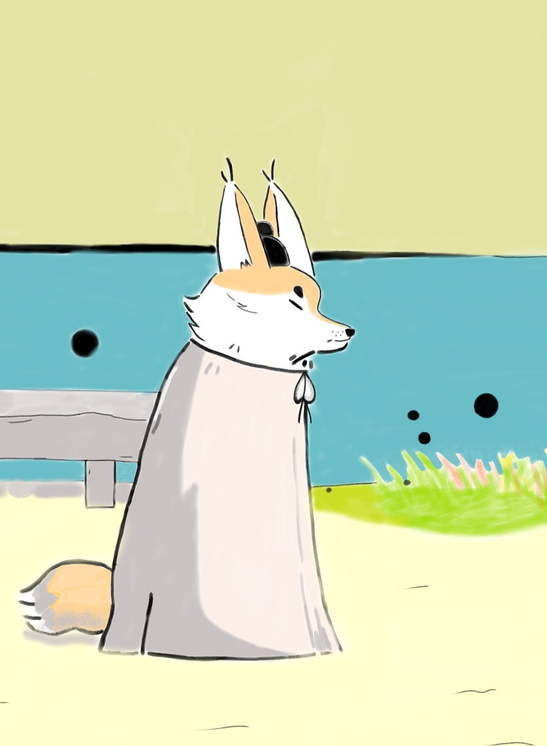 穿斗篷的神秘狐狸先生~