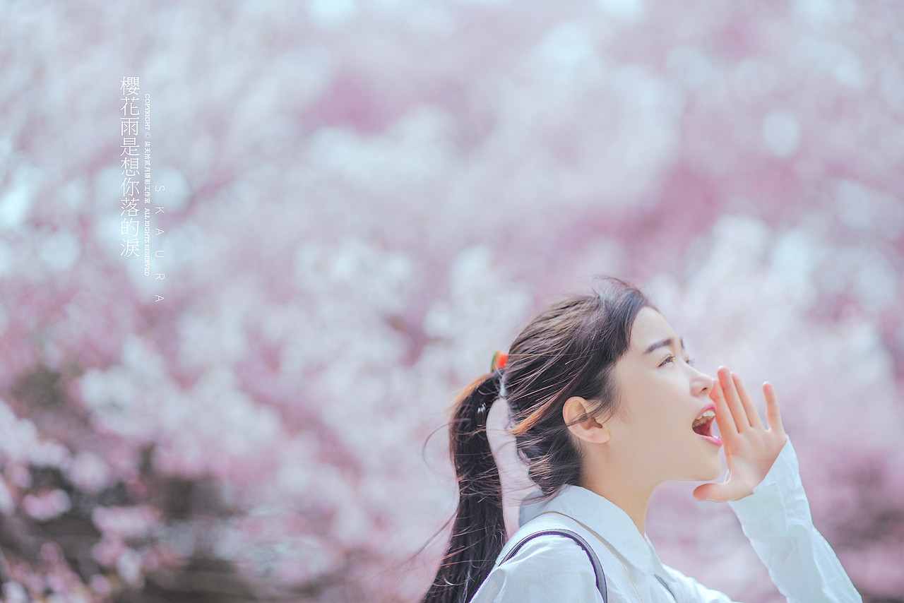 櫻花雨是想你時落的淚（图ZNDY3NDEzMjQ=） - 人像摄影 - 站酷设计师monkeyivan原创素材 - 站酷ZCOOL