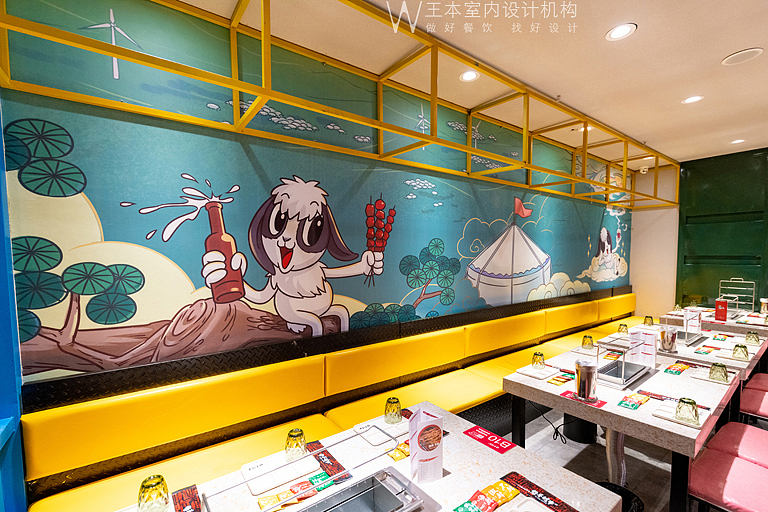 徐州好羊烤串全自动烧烤店装修设计前厅后厨一站式服务