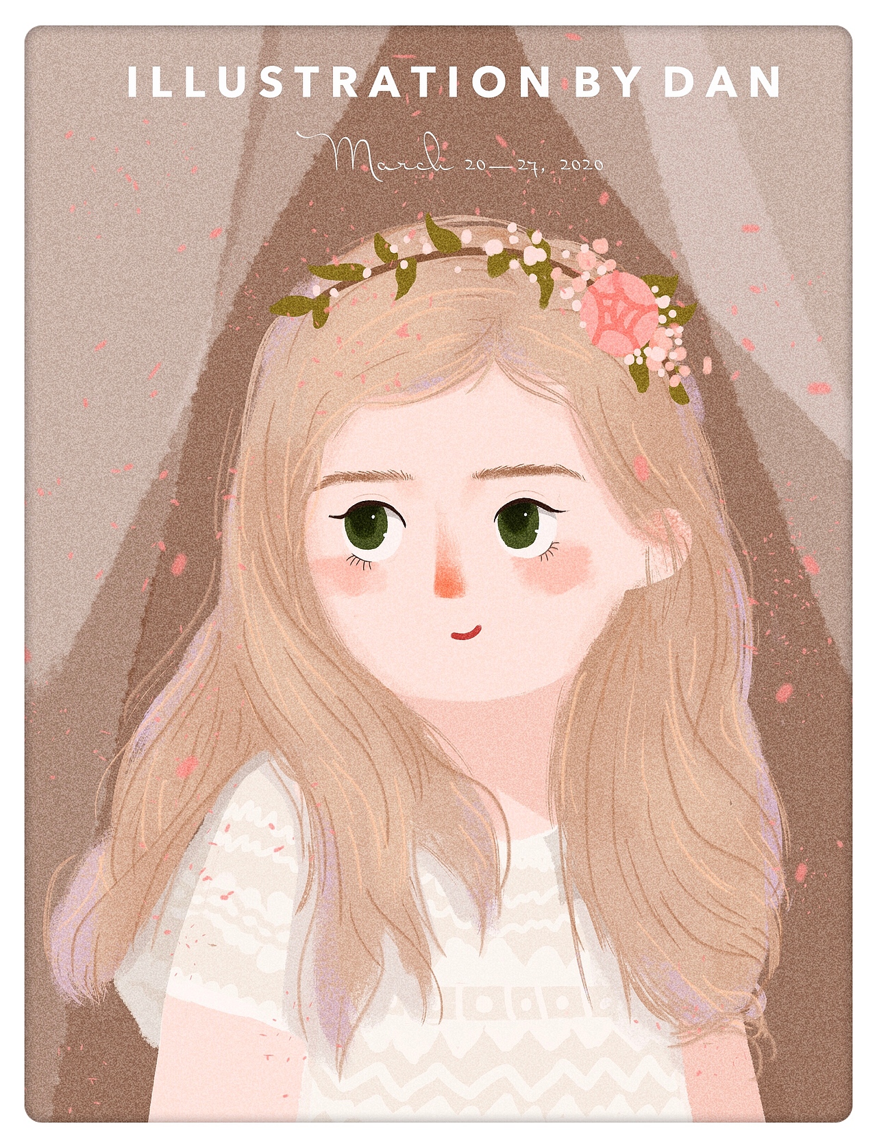 可爱的小女孩（图ZMjAyNDUyNzIw） - 商业插画 - 站酷设计师小小插画学徒丹原创素材 - 站酷ZCOOL