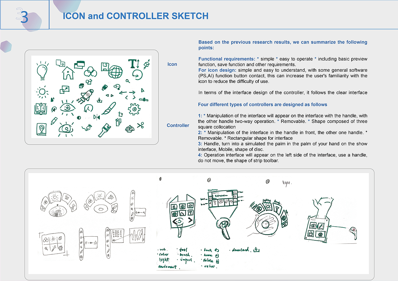 【VR pattern】界面设计