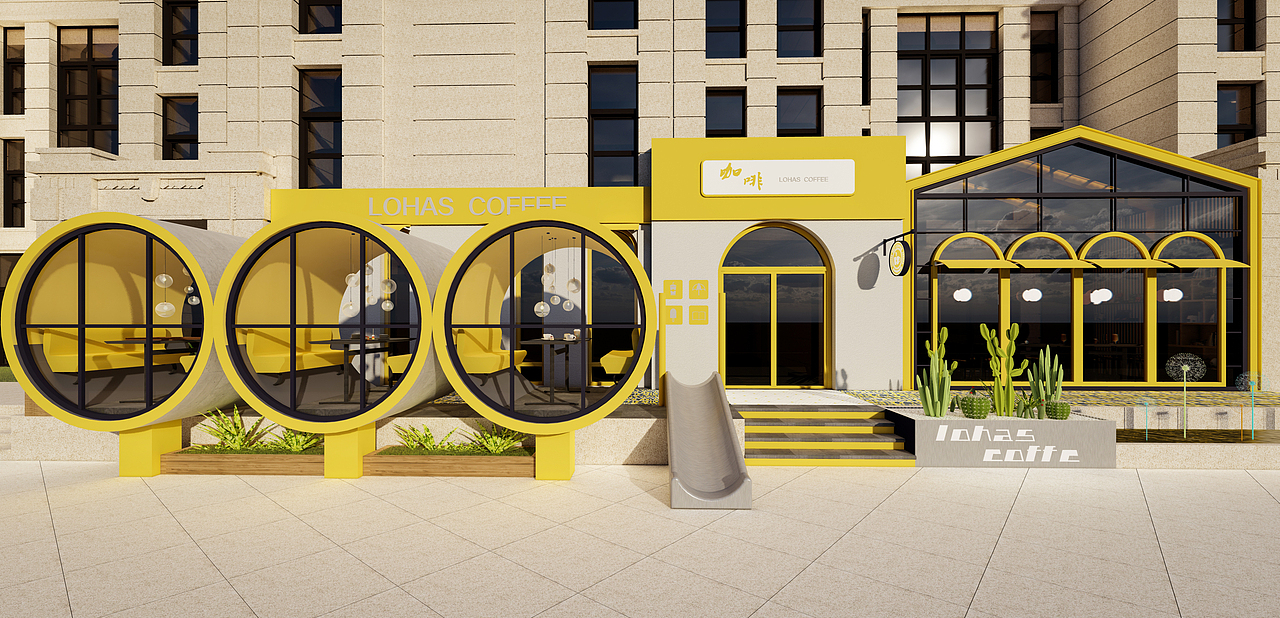 咖啡厅室外空间