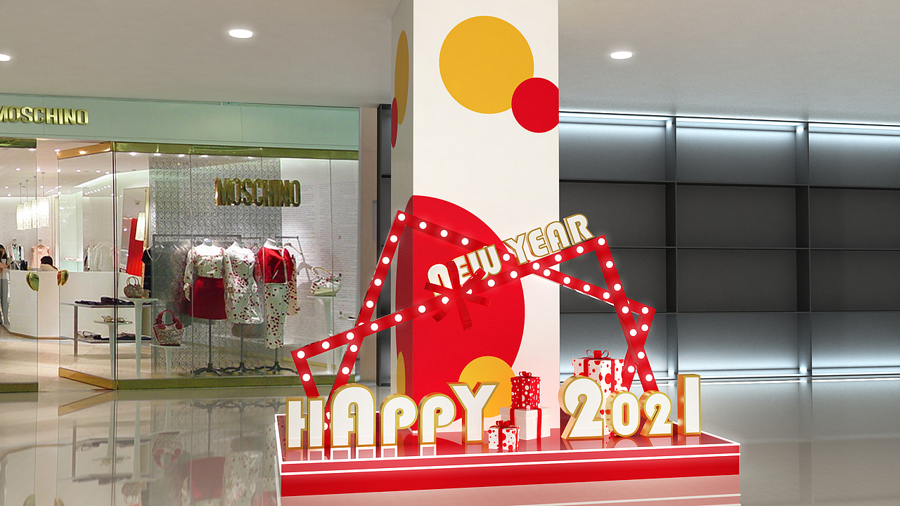 新年美陈（图ZMjM2NTgxOTU2） - 场景 - 站酷设计师一昂杨young原创素材 - 站酷ZCOOL
