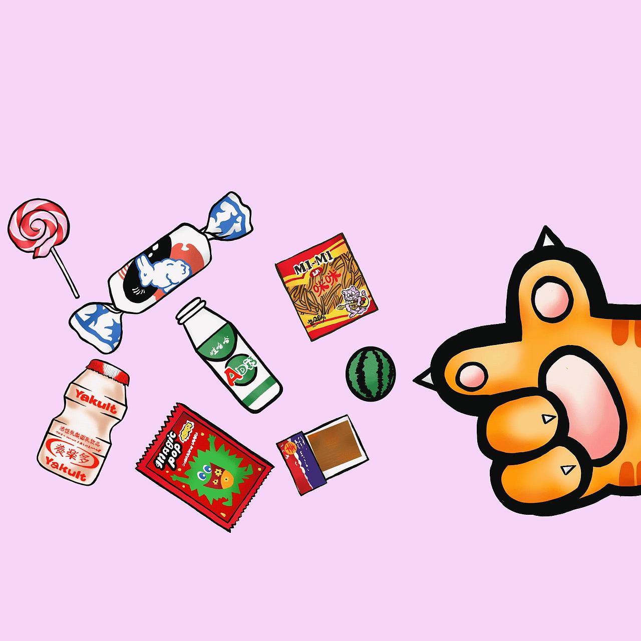 儿童节童年零食