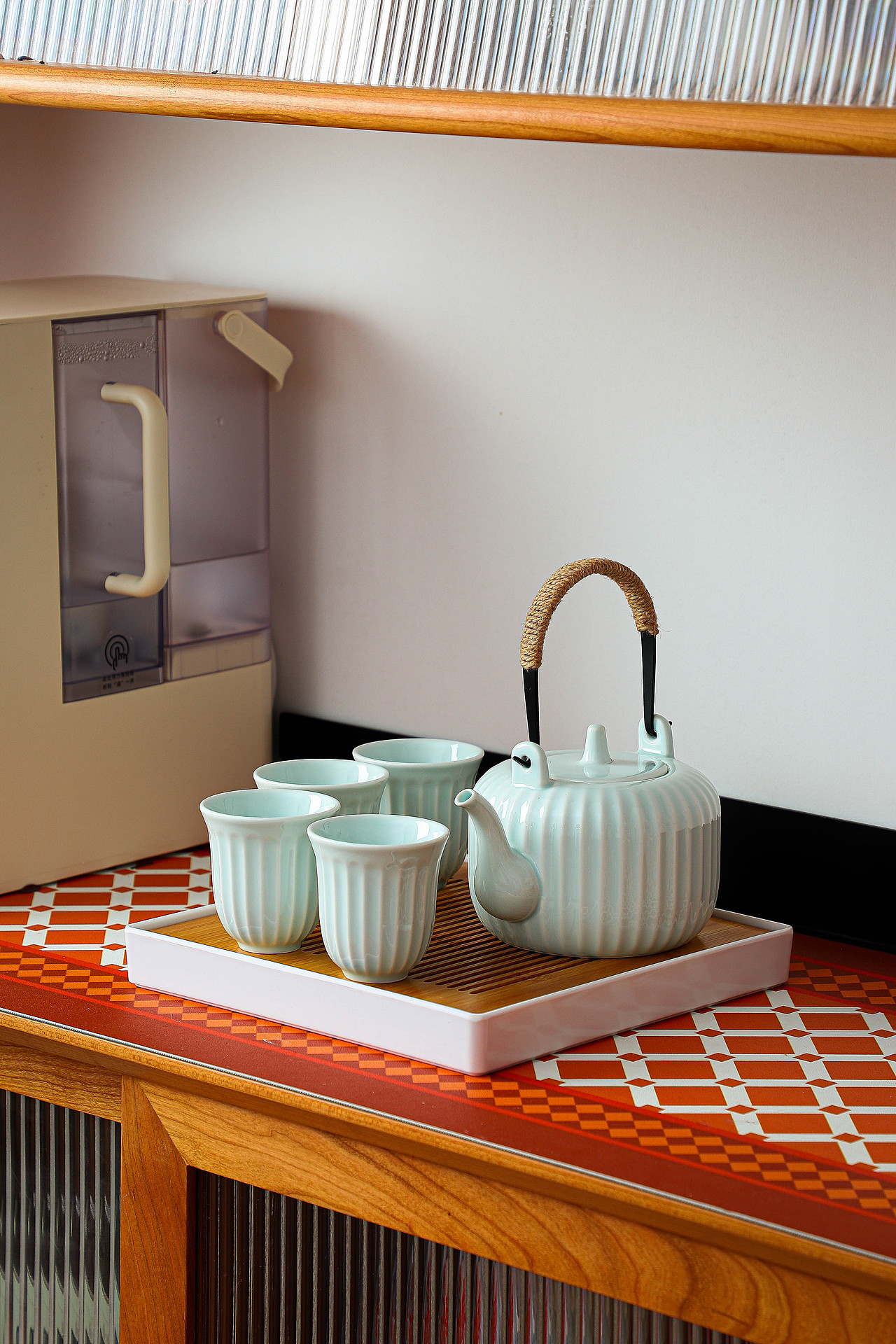 云水蓝水具茶具