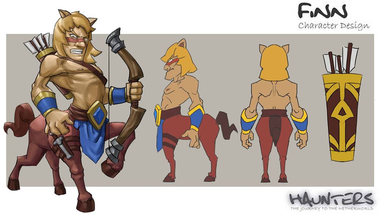 欧美四头身游戏人物设计