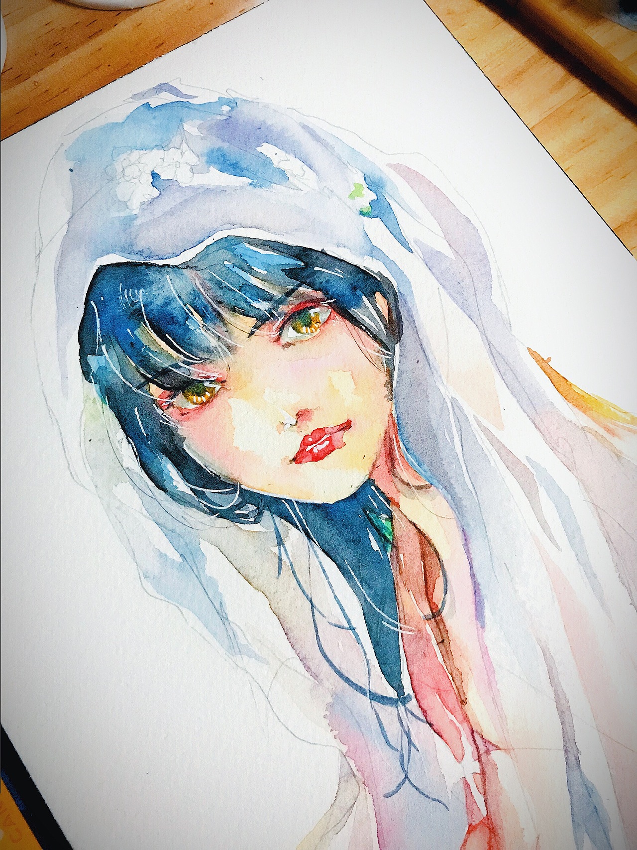 水彩手绘插画习作