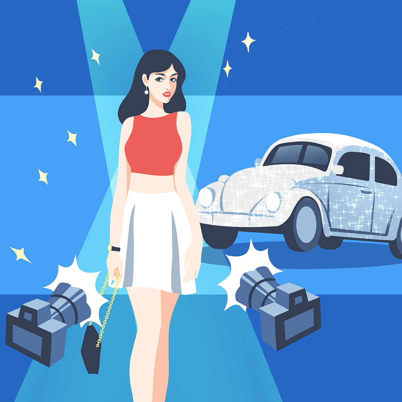 廣告插畫（圖ZMTk0NDM1Mzg4） - 商業(yè)插畫 - 站酷設計師Molimogu原創(chuàng)素材 - 站酷ZCOOL