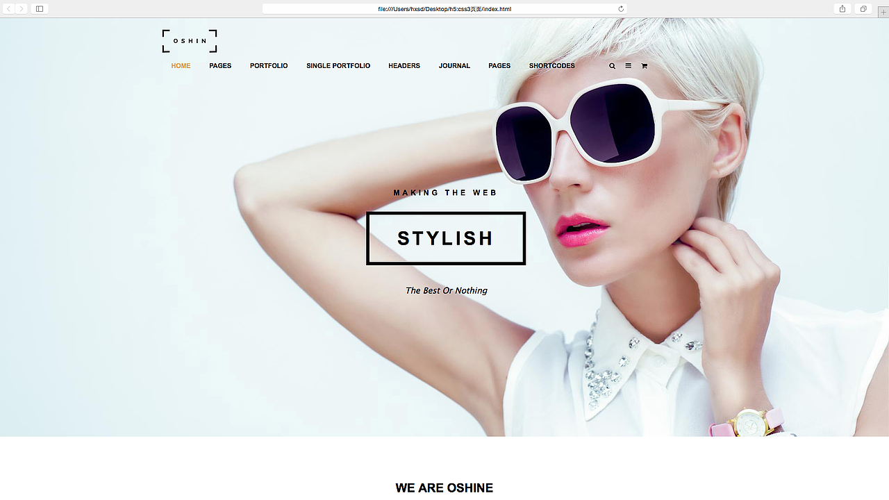 长页面的一些截图