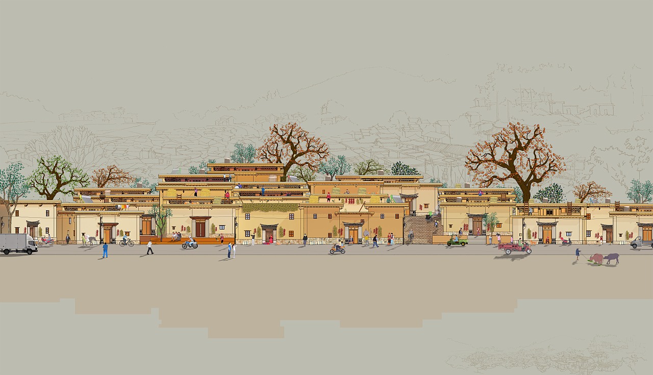 彝族花腰土掌房建造過(guò)程（圖ZMTI0MjgzMzg0） - 建筑設(shè)計(jì) - 站酷設(shè)計(jì)師丿至尊寶原創(chuàng)素材 - 站酷ZCOOL